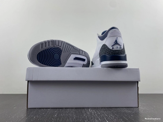 MaikeSneakers Midnight Navy CT8532-140 Air 3 Jordan 0711